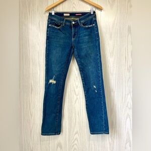 Pilcro Slim Boyfriend Women's Jeans - Size 25, Blue Light Wash, Stretch, EUC